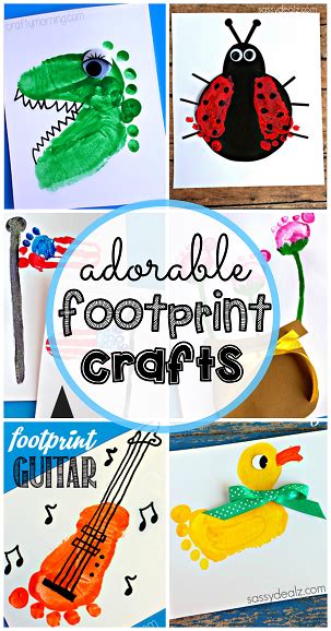 Adorable Footprint Crafts For Kids To Make Crafty Morning