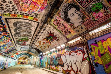 Leake Street Graffiti Tunnel London United Kingdom