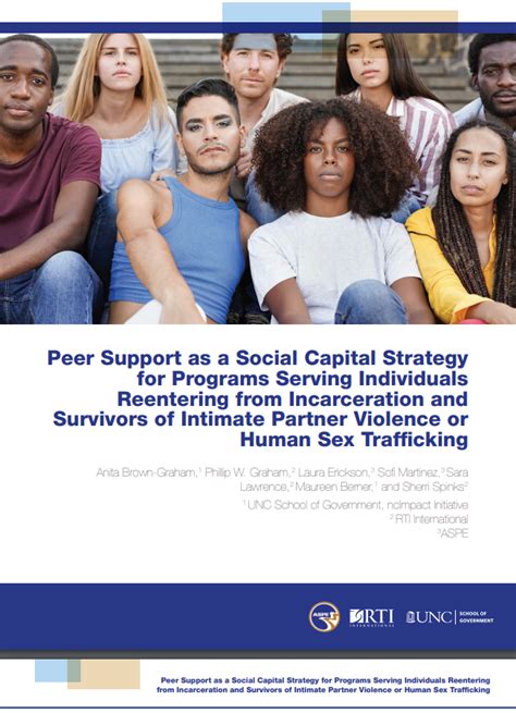 Peer Support As A Social Capital Strategy For Programs Serving
