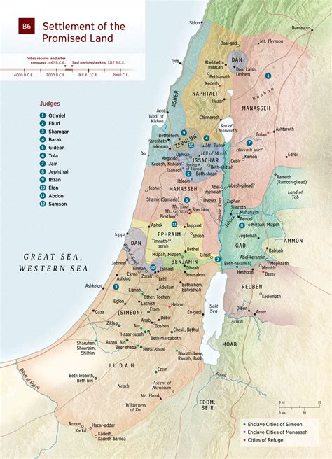 Holy Land Map Time Of Jesus Maping Resources