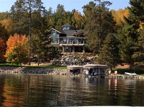 Dream Housecabin On Gull Lake Lake House House Autumn Home