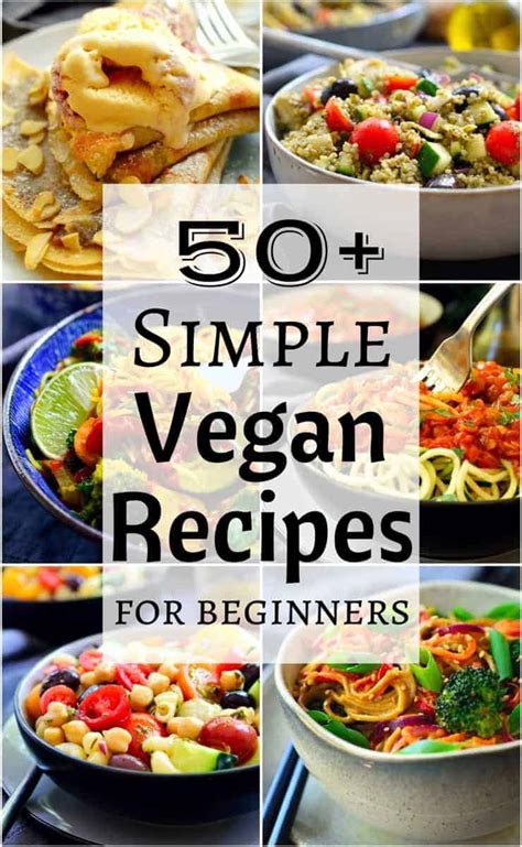 delicious simple vegan recipes for beginners easy recipes to make at home