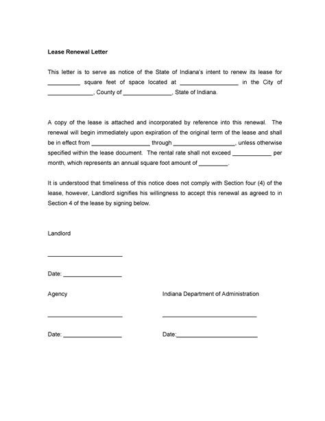 Best Lease Renewal Letters Forms Word Pdf