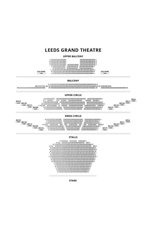 Leeds Grand Seating Plan