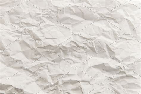 Crumpled White Paper Texture High Quality Stock Photos Creative Market