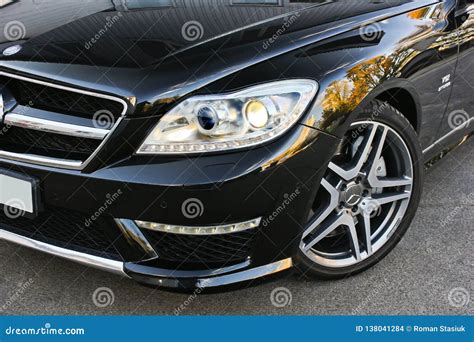 Avril Kiev Ukraine Cl De Mercedes Benz Amg V Bi Turbo Image Stock Ditorial
