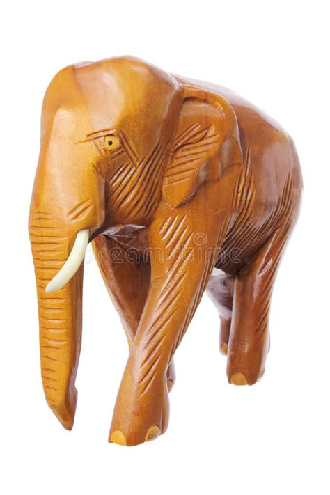 Elephant Figurine With Soccer Ball Stock Image Image Of Circle Large