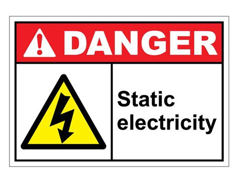 Ansi Danger Static Electricity