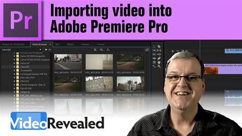 Importing Video Into Adobe Premiere Pro Youtube