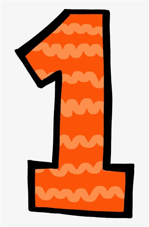 Download Orange Clipart Number Individual Number Number Clip Art Hd
