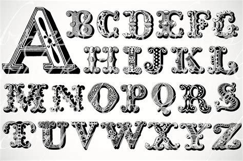 10 Victorian Type Font Images Victorian Font Victorian Script Font