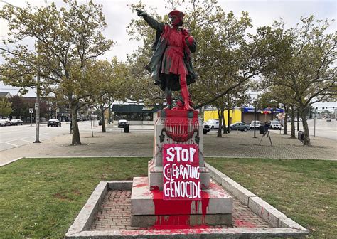 The Latest Columbus Statue Defaced In Southern California