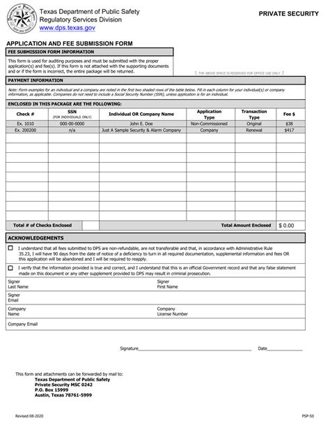 Form Psp 50 Fill Out Sign Online And Download Fillable Pdf Texas