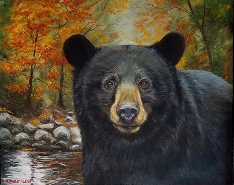 Back Country Black Bear Painting By Misty Walkup Fine Art America