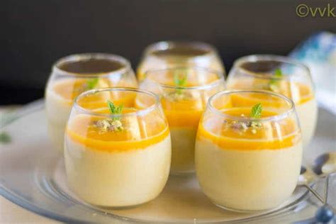 Vegan Mango Mousse With Coconut Milk Cream Vegan Mango Desserts