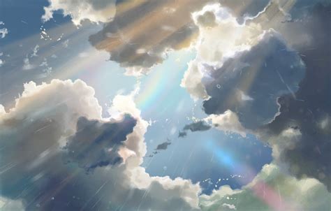 28 Anime Sky Wallpaper
