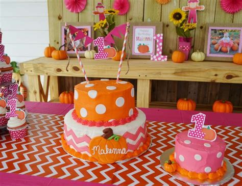 Pumpkins Fall 1st Birthday Birthday Makennas Pumpkin Patch ~ 1st Birthday Party Catch