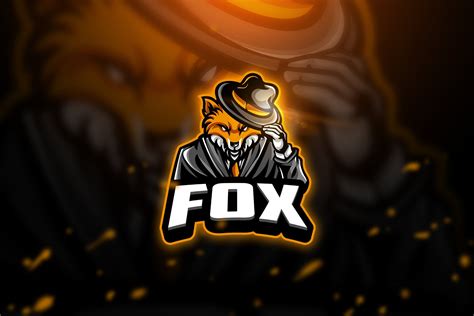 Fox Mascot And Esport Logo By Aqr Studio On Creativemarket Fox Pencil