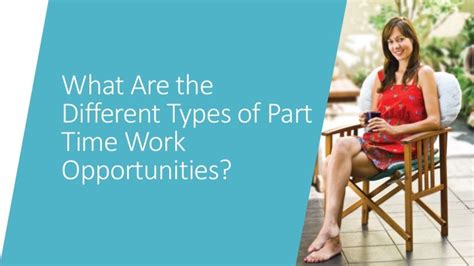 What Are The Different Types Of Part Time Employment Opportunities