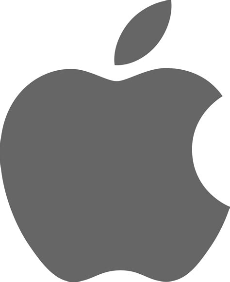 Apple Grey Logo Png Photos Png Mart