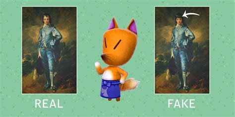 Animal Crossing Artwork Fakes Animal Crossing Fake Art Wistful Painting
