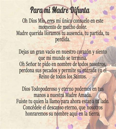 Oración Para Una Madre Difunta Señor Ten Piedad Oracion Para Mi