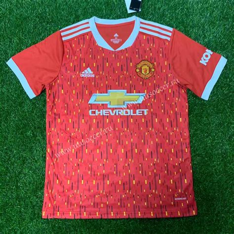 The manchester united home, away and third jerseys along with the training kits are available to order now. 2020-2021 Manchester United Red Thailand Soccer Jersey AAA ...