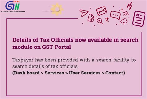 How to search GST tax officer contact number?