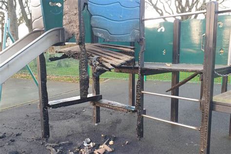 Whitburn Park Set Alight And Destroyed In Third Vandalism Incident In