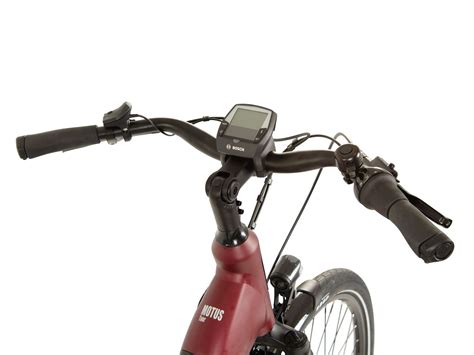 Raleigh Motus Tour Step Through Electric Bike With Hub Gears In Red