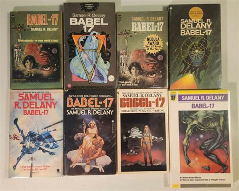 babel 17 by samuel r delany 1966 1969 1970 1973 1977 1978 1982 1987 [oc] r bookporn