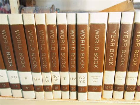 Complete Set Of The World Book Encyclopedia W Year Book From 1976 1987