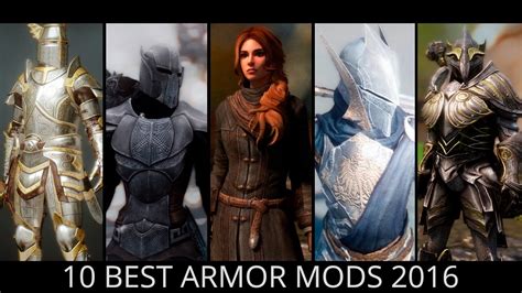 Skyrim Top 10 Best Armor Mods 2016 Best Armor Skyrim Armor Mods