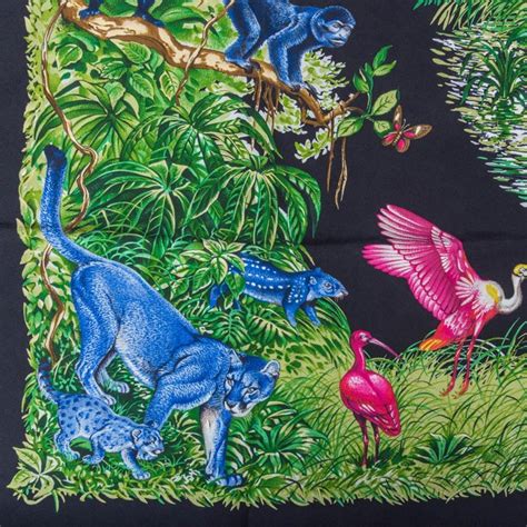 Everyone washes in different ways, but here i think hand washing is the best solution, for this method not only can save much. Hermes Scarf Equateur Wash Silk Twill Noir Vert Bleu 90 ...