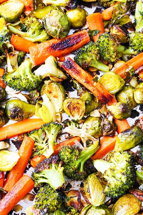 Best Roasted Vegetables Recipe Easy And Healthy Pip And Ebby