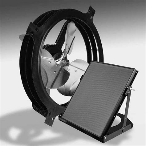 air vent solar powered gable mounted power fan 800 cfm