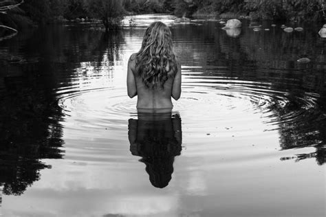 Free Images Tree Water Outdoor Person Winter Black And White Girl Hair Sunlight Lake