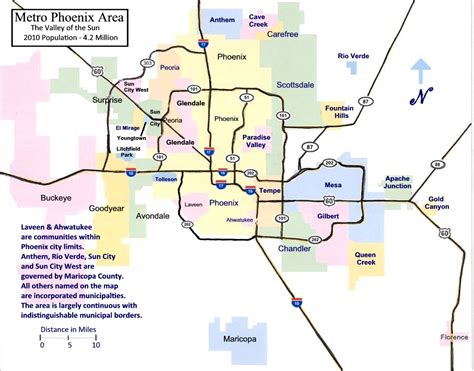 Map Of Phoenix Area