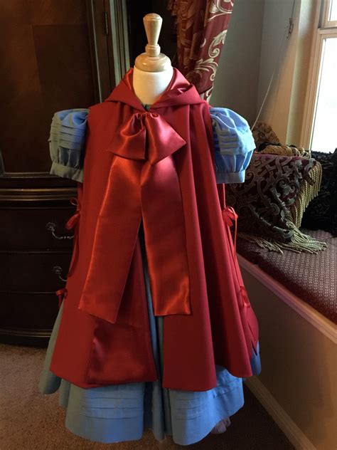 Red Childs Cape Into The Woods Costume Inspired Little
