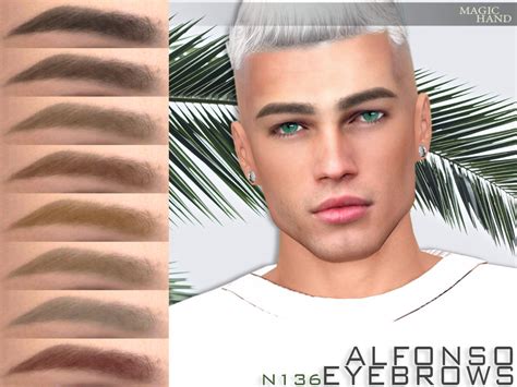 The Sims Resource Patreon Alfonso Eyebrows N136