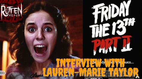 Interview With Lauren Marie Taylor Friday The 13th Part 2 Girls Nite