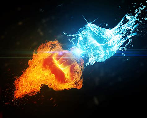 Free Download Fire Vs Water Simefoot Designs 1500x1200 For Your