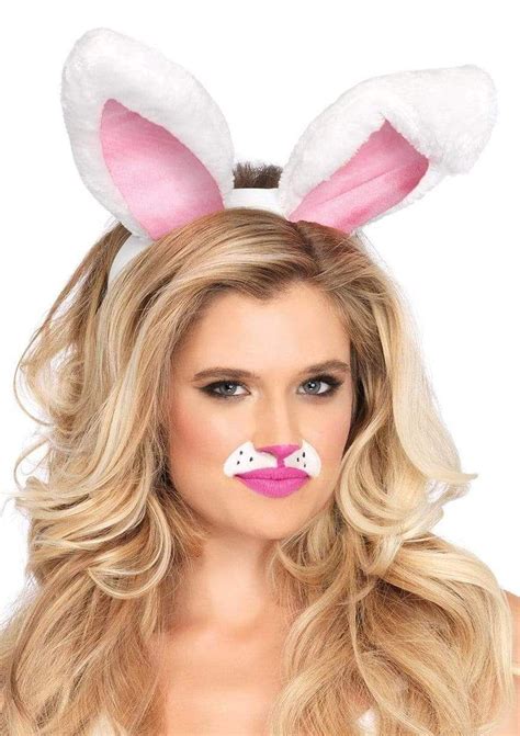 Plush Bunny Ears Headband Halloween Accessories Costume Accessories