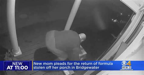 Bridgewater Mom Pleads For Return Of Formula Stolen Off Porch Cbs Boston