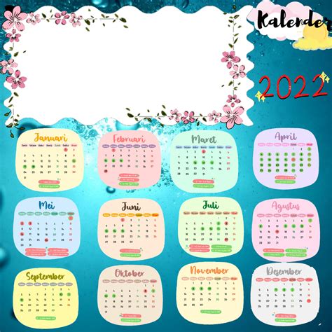 Kalender 2022 Twibbonize