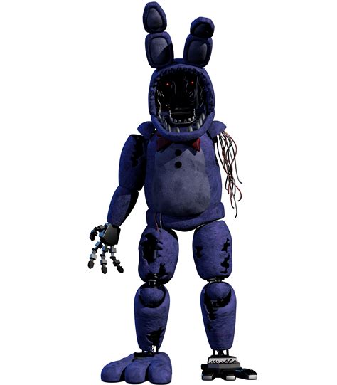 Improved Withered Bonnie FULL RENDER 4k by CoolioArt on DeviantArt png image