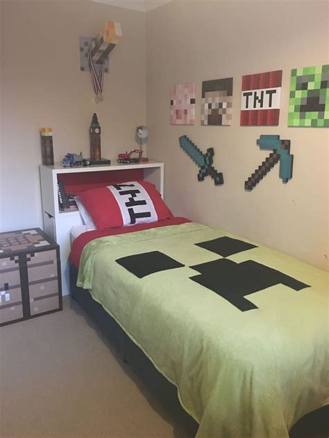 Diy Minecraft Bedroom Minecraft Bedroom Decor Cozy Bedroom Design