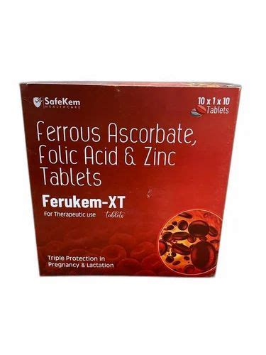 Ferrous Ascorbate Folic Acid Tablets Packaging Type 1010 At Best