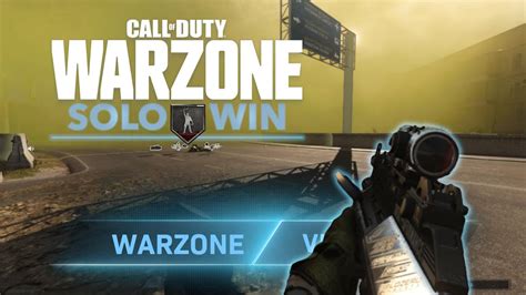 Cod Warzone Solo Win Youtube