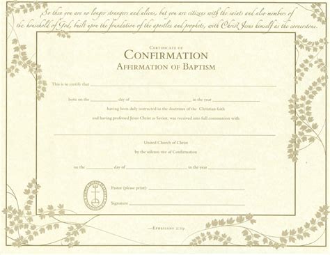 √ 20 United Methodist Baptism Certificate Template Dannybarrantes
